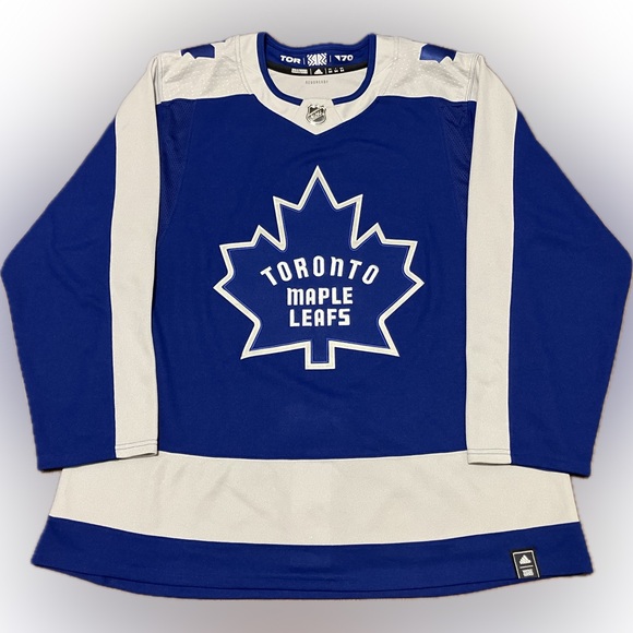 Toronto Maple Leafs Blank Reverse Retro 1.0 Adidas NHL Hockey Jersey Size 54